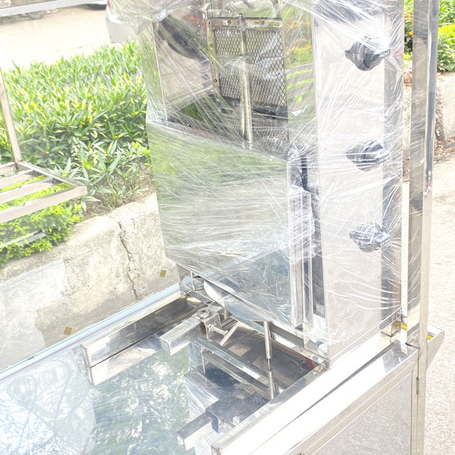 Phân khu lò nướng: lắp lò nướng Doner
