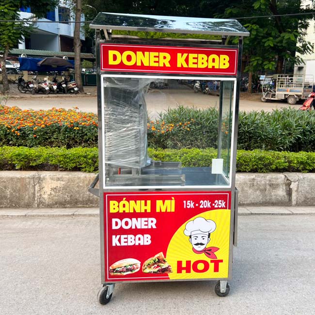 Xe bánh mì Thổ Nhĩ Kỳ giúp tiết kiệm chi phí mặt bằng