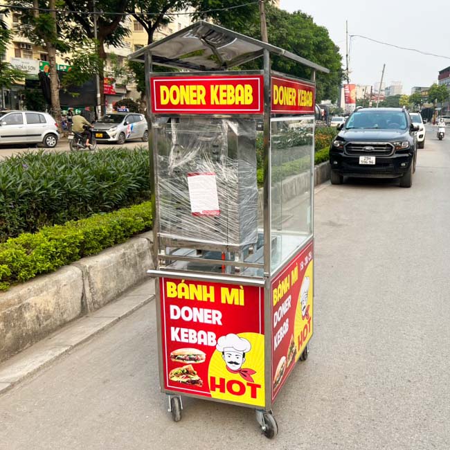 Xe bánh mì Thổ Nhĩ Kỳ kinh doanh nhiều mặt bằng