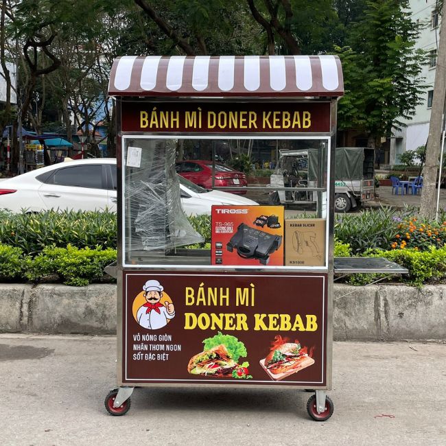 Xe bánh mì Thổ Nhĩ Kỳ mái vòm an toàn