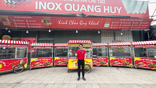 Xe bánh mì Thổ Nhĩ Kỳ Quang Huy giá tốt