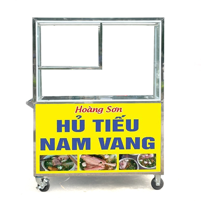 Xe hủ tiếu mái bằng 90cm HT900-B