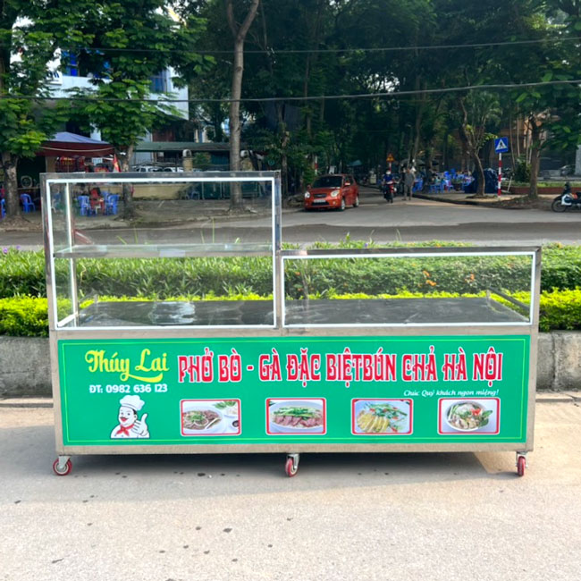 Không gian bán hàng rộng rãi
