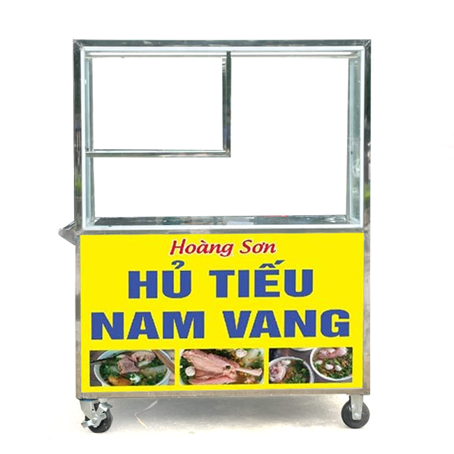 Xe hủ tiếu mái bằng 90cm