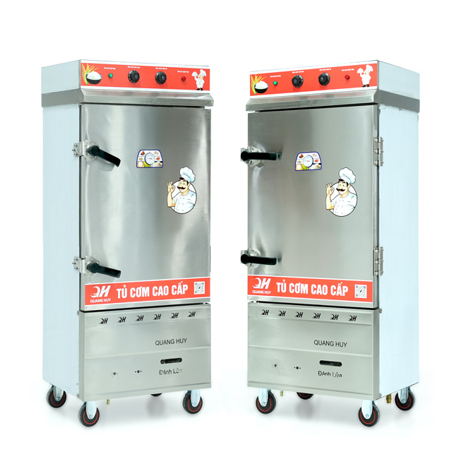 Tủ nấu cơm 10 khay nấu từ 35kg Gạo/Mẻ