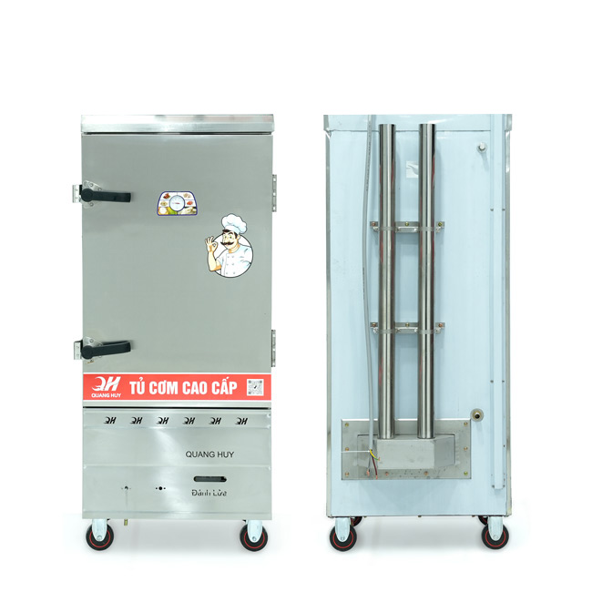Tủ nấu cơm 10 khay nấu từ 35kg Gạo/Mẻ không điều khiển