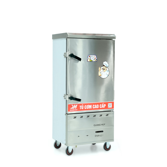 Tủ nấu cơm 10 khay nấu từ 35kg Gạo/Mẻ không điều khiển