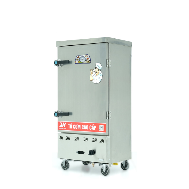Tủ nấu cơm 10 khay nấu từ 35kg Gạo/Mẻ không điều khiển