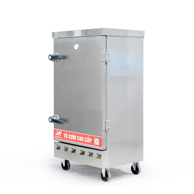 Tủ nấu cơm 10 khay nấu từ 35kg Gạo/Mẻ không điều khiển