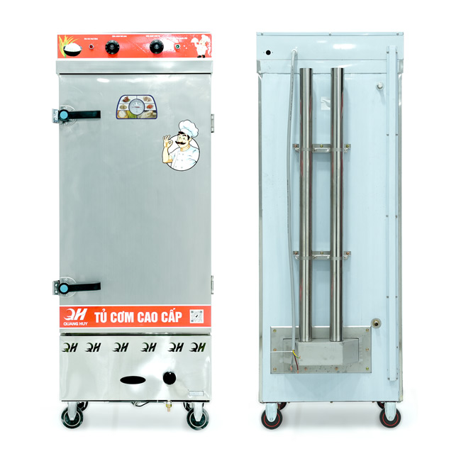 Tủ nấu cơm 12 khay nấu từ 40kg Gạo/Mẻ