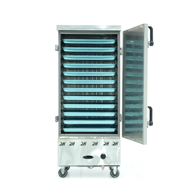 Tủ nấu cơm 12 khay nấu từ 40kg Gạo/Mẻ không điều khiển