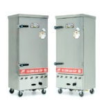 Tủ nấu cơm 12 khay nấu từ 40kg Gạo/Mẻ không điều khiển