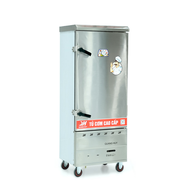 Tủ nấu cơm 12 khay nấu từ 40kg Gạo/Mẻ không điều khiển
