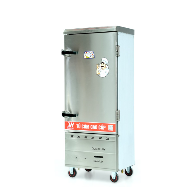 Tủ nấu cơm 12 khay nấu từ 40kg Gạo/Mẻ không điều khiển