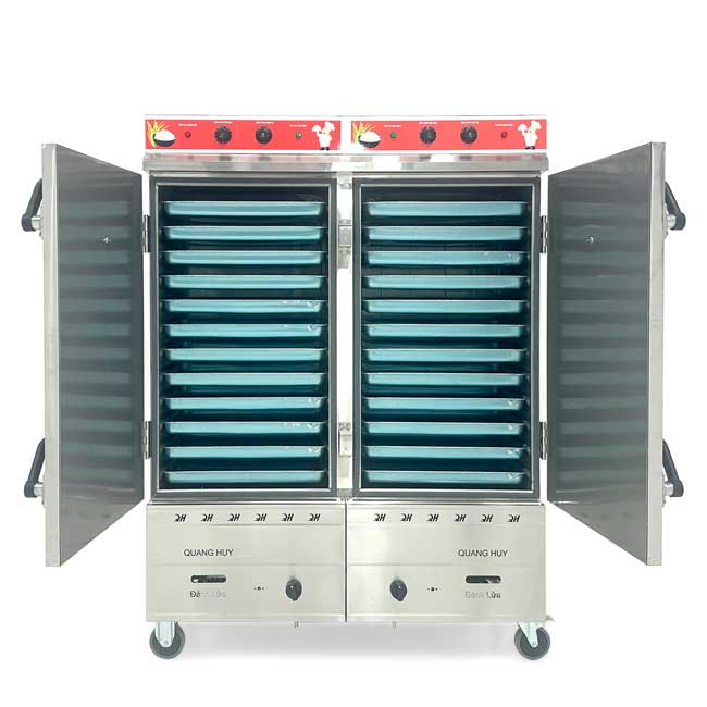 Tủ nấu cơm 24 khay nấu từ 80kg Gạo/Mẻ