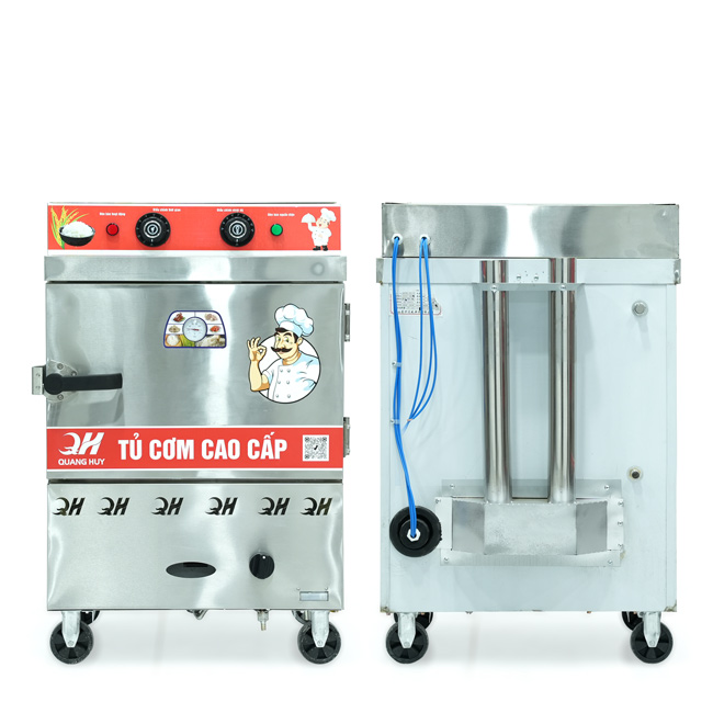 Tủ nấu cơm 4 khay hấp từ 13kg Gạo/Mẻ