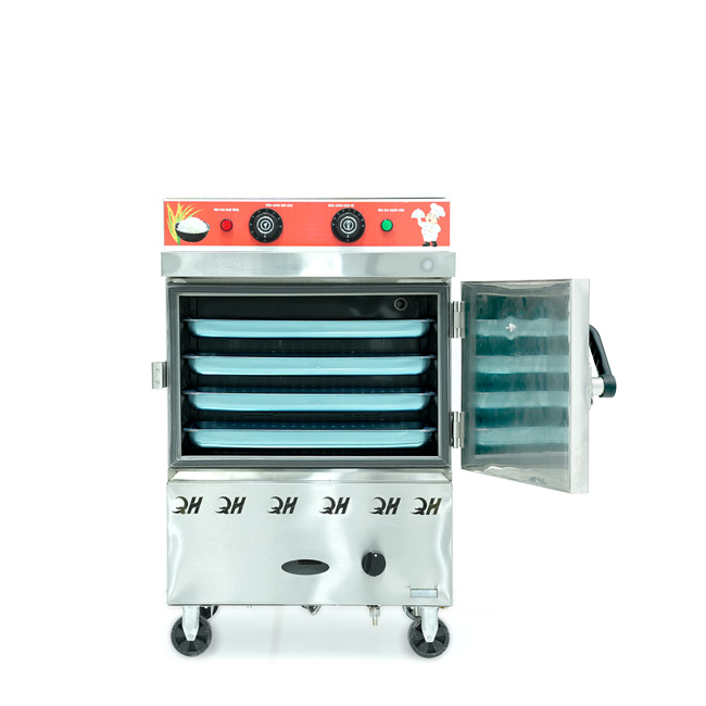 Tủ nấu cơm 4 khay hấp từ 13kg Gạo/Mẻ