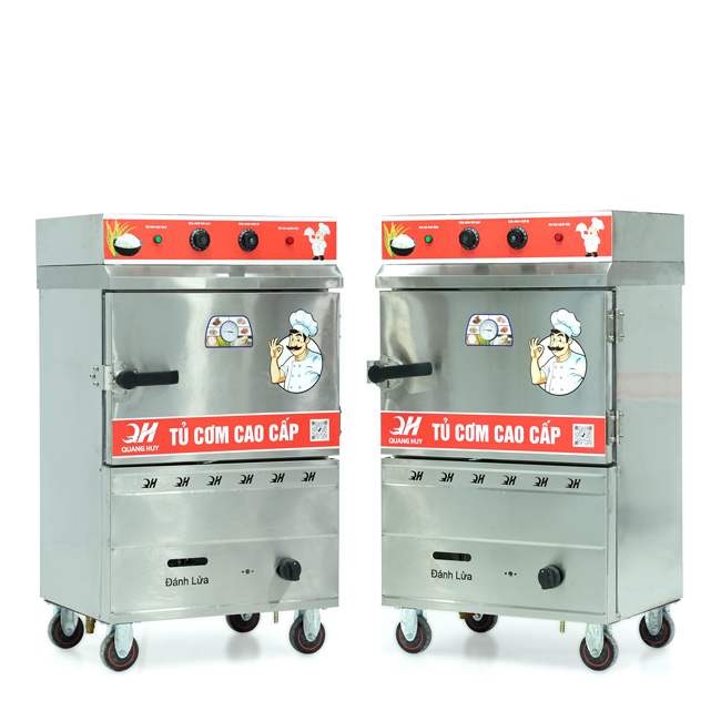 Tủ nấu cơm 4 khay hấp từ 13kg Gạo/Mẻ