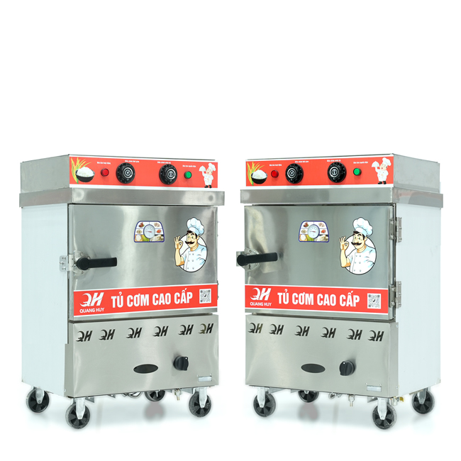 Tủ nấu cơm 4 khay hấp từ 13kg Gạo/Mẻ