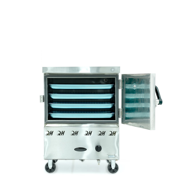 Tủ nấu cơm 4 khay nấu từ 13kg Gạo/Mẻ không điều khiển