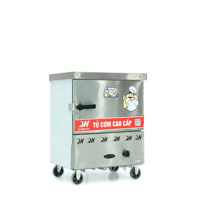 Tủ nấu cơm 4 khay nấu từ 13kg Gạo/Mẻ không điều khiển