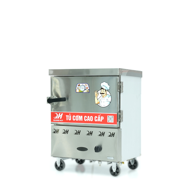 Tủ nấu cơm 4 khay nấu từ 13kg Gạo/Mẻ không điều khiển