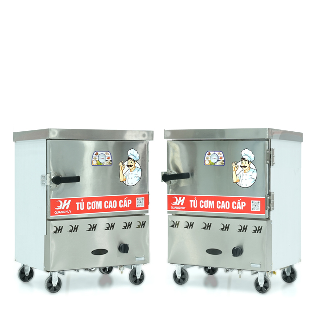 Tủ nấu cơm 4 khay nấu từ 13kg Gạo/Mẻ không điều khiển