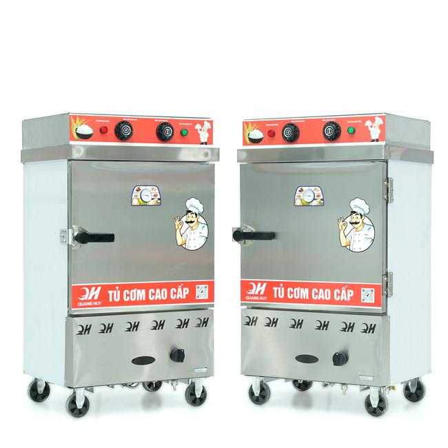 Tủ nấu cơm 6 khay nấu từ 20kg Gạo/Mẻ