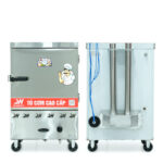 Tủ nấu cơm 6 khay nấu từ 20kg Gạo/Mẻ không điều khiển