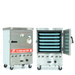 Tủ nấu cơm 6 khay nấu từ 20kg Gạo/Mẻ không điều khiển