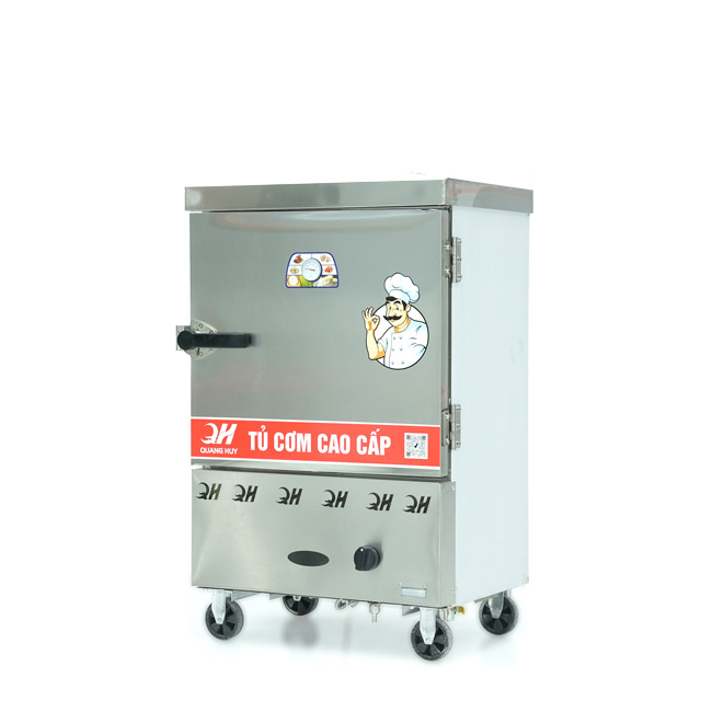 Tủ nấu cơm 6 khay nấu từ 20kg Gạo/Mẻ không điều khiển