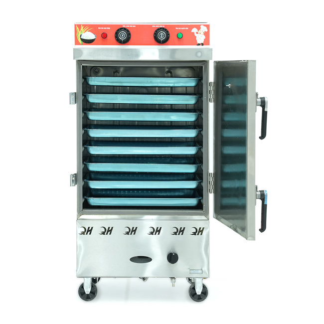 Tủ nấu cơm 8 khay nấu từ 26kg Gạo/Mẻ