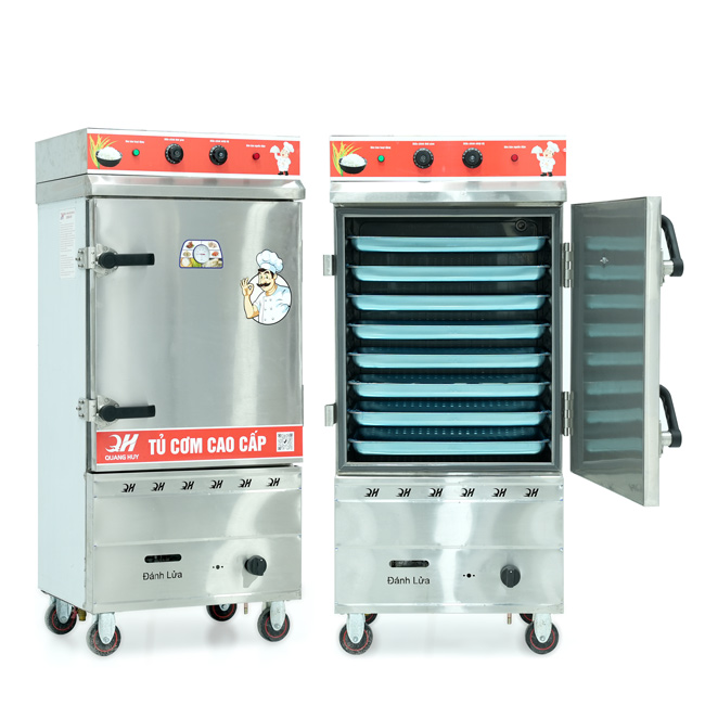 Tủ nấu cơm 8 khay nấu từ 26kg Gạo/Mẻ