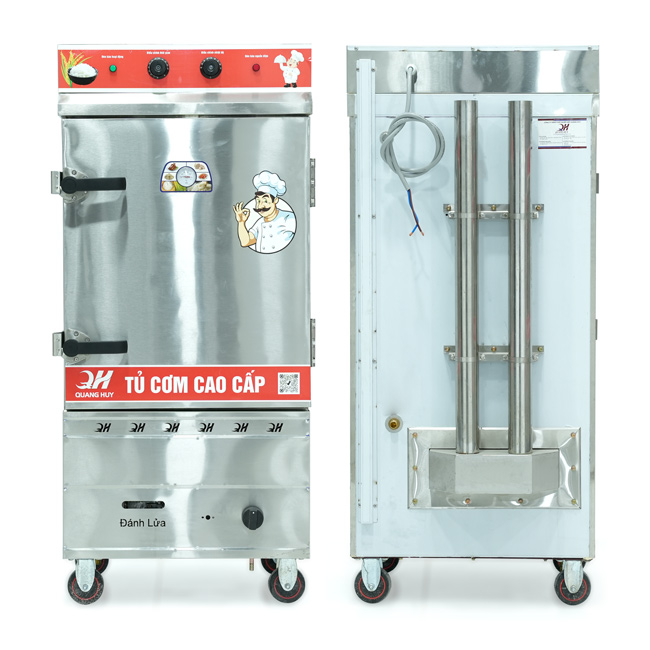 Tủ nấu cơm 8 khay nấu từ 26kg Gạo/Mẻ