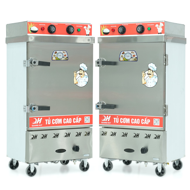 Tủ nấu cơm 8 khay nấu từ 26kg Gạo/Mẻ