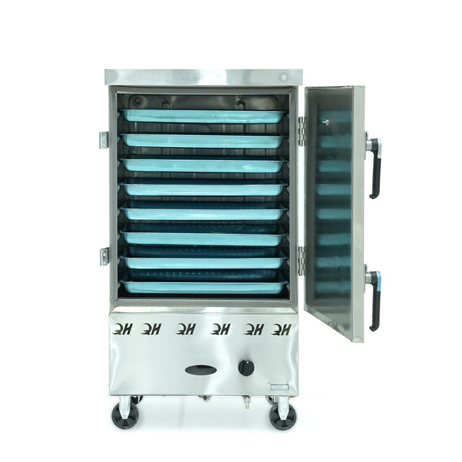Tủ nấu cơm 8 khay nấu từ 26kg Gạo/Mẻ không điều khiển