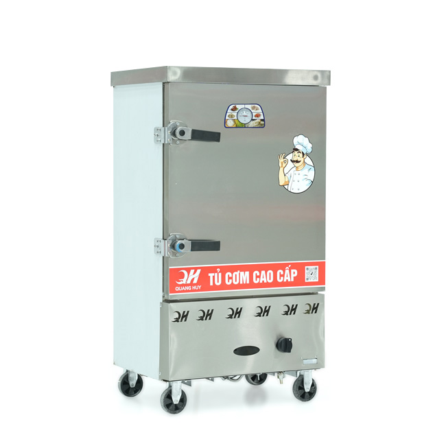 Tủ nấu cơm 8 khay nấu từ 26kg Gạo/Mẻ không điều khiển