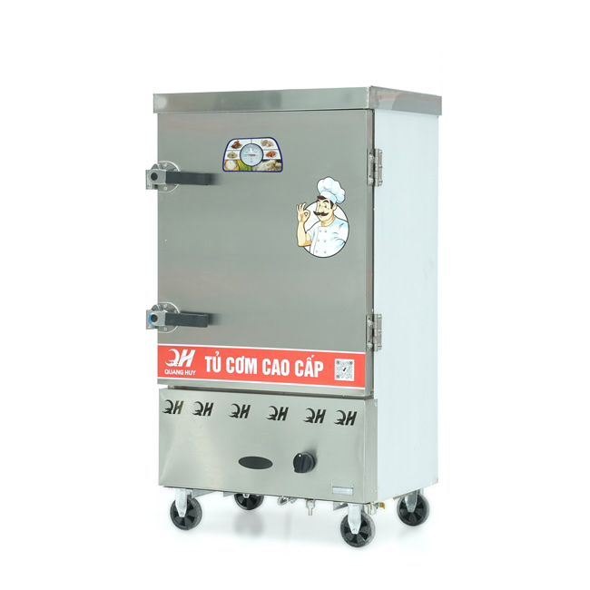 Tủ nấu cơm 8 khay nấu từ 26kg Gạo/Mẻ không điều khiển