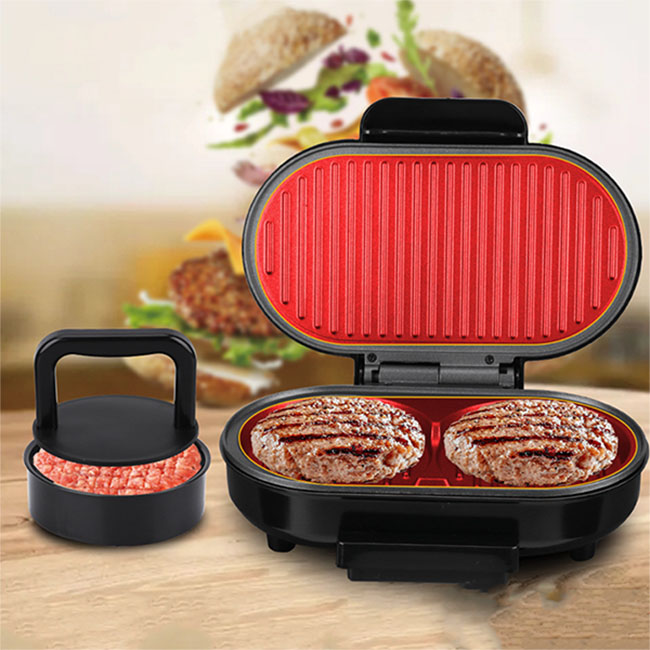 Bếp nước thịt hamburger