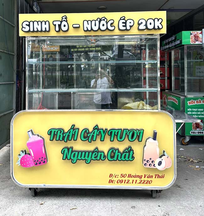Gợi ý các mẫu xe trà sữa Cần Thơ đẹp