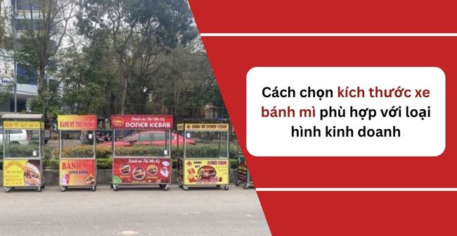 Kích thước xe bánh mì