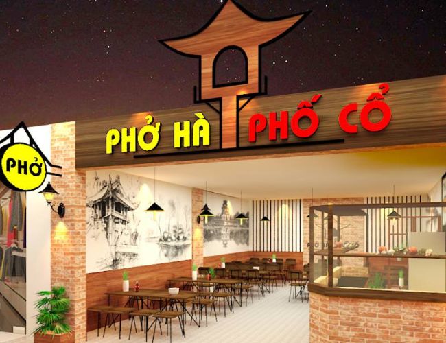 Thiết kế logo quán phở