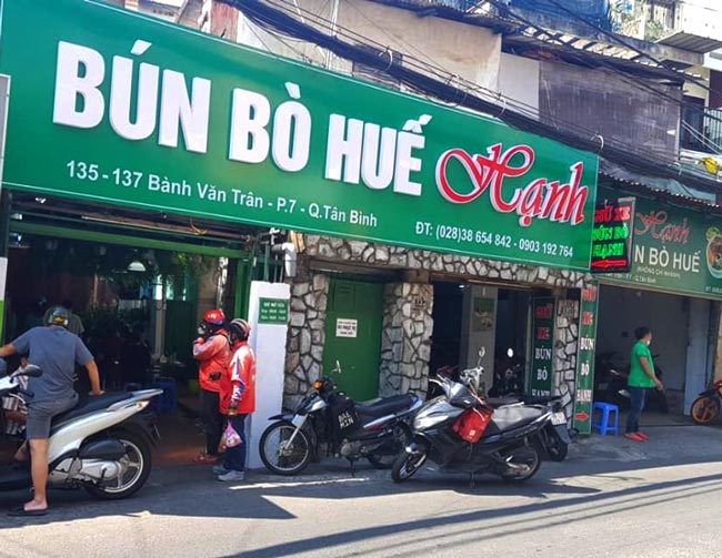 Mẫu bảng hiệu bún bò huế