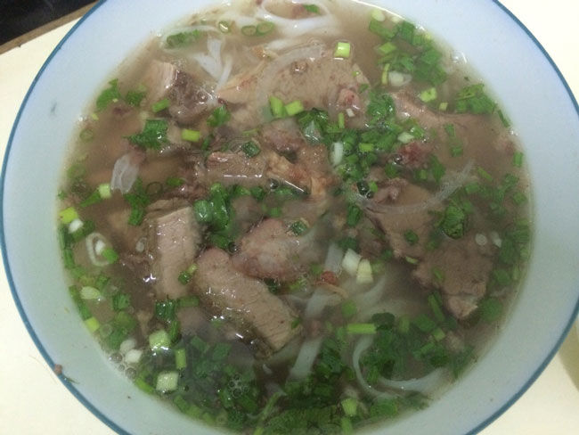 Phở bò nạm