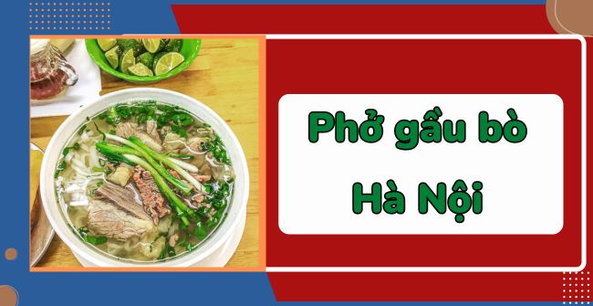 Phở gầu bò Hà Nội