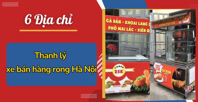 Thanh lý xe bán hàng rong hà nội