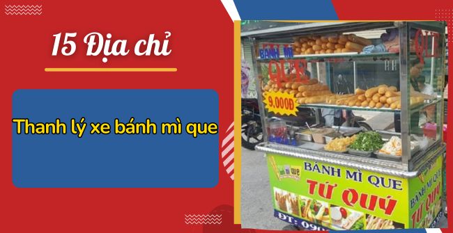 Thanh lý xe bánh mì que