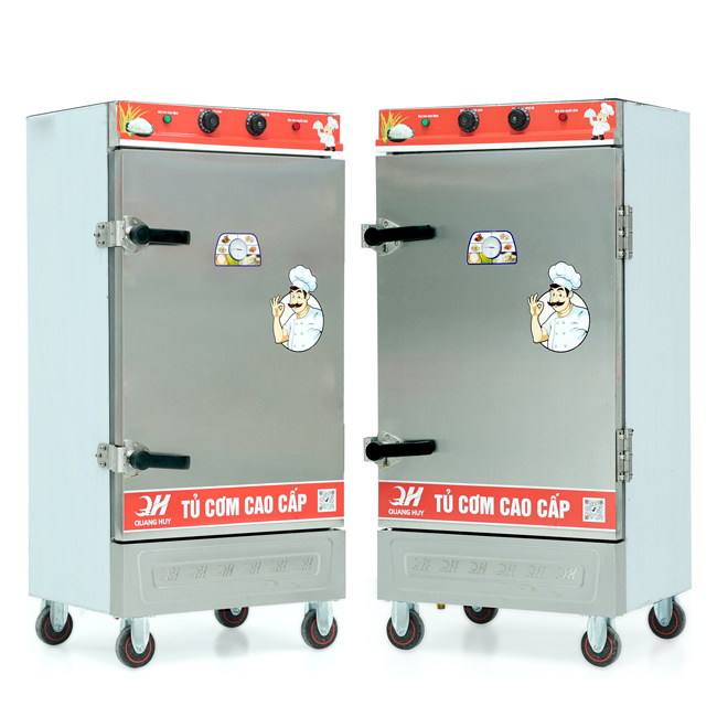 Tủ nấu cơm 10 khay nấu từ 35kg Gạo/Mẻ