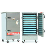 Tủ nấu cơm 10 khay nấu từ 35kg Gạo/Mẻ không điều khiển
