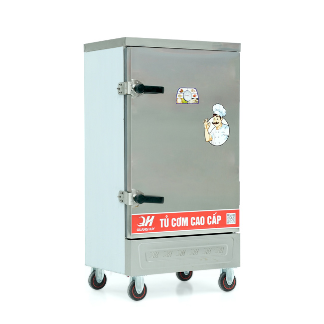 Tủ nấu cơm 10 khay nấu từ 35kg Gạo/Mẻ không điều khiển